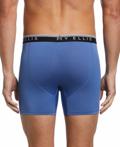 Perry Ellis 4 Pack Assorted Microfiber Boxer Brief