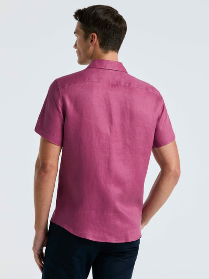 Perry Ellis Solid Linen Shirt