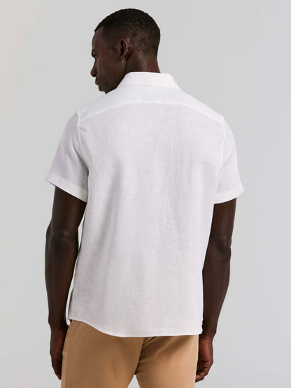 Perry Ellis Solid Linen Shirt