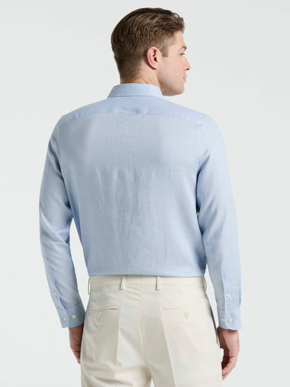 Perry Ellis Solid Linen Shirt