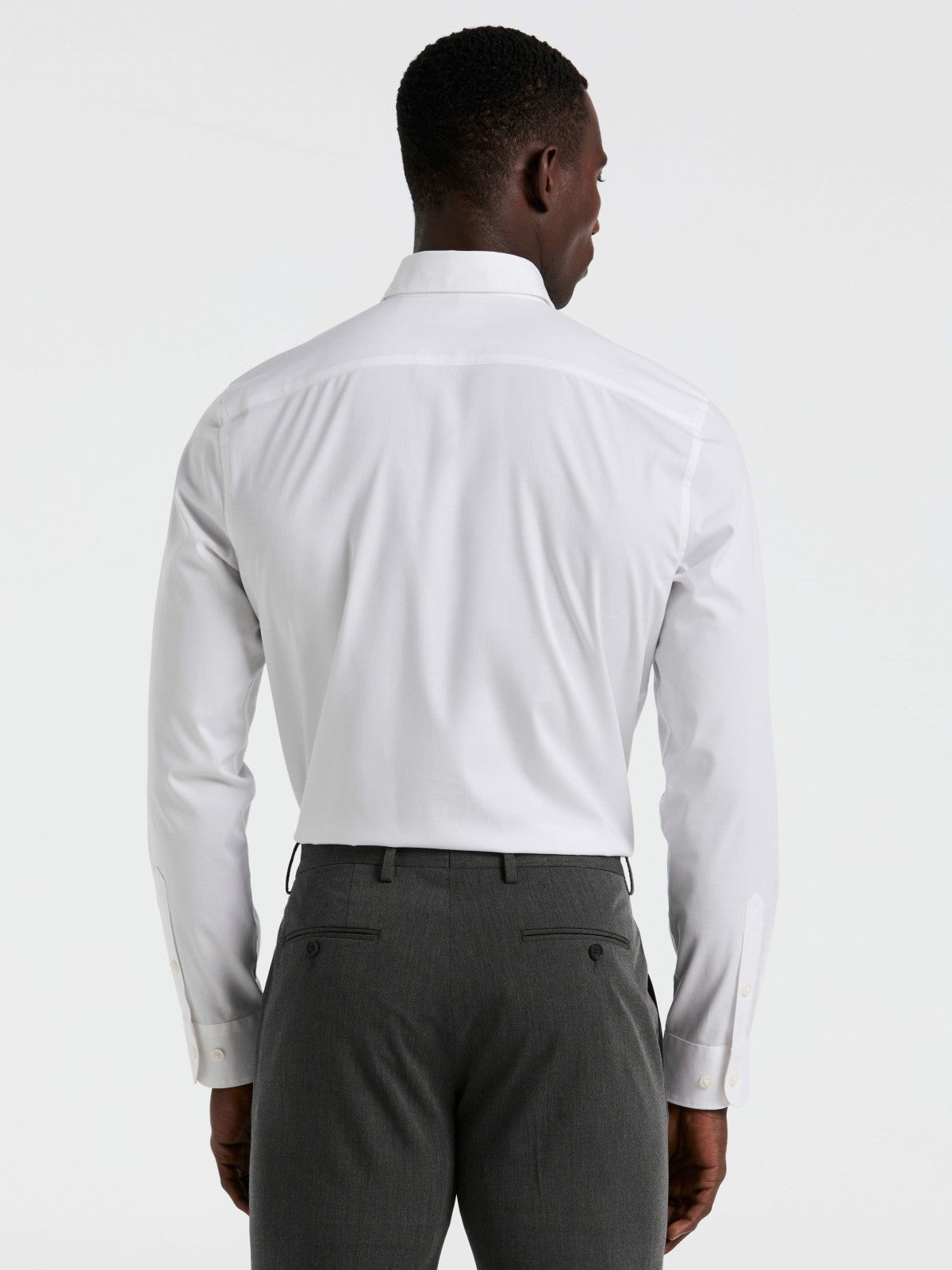 Perry Ellis Dobby Cotton Stretch Slim Fit Shirt