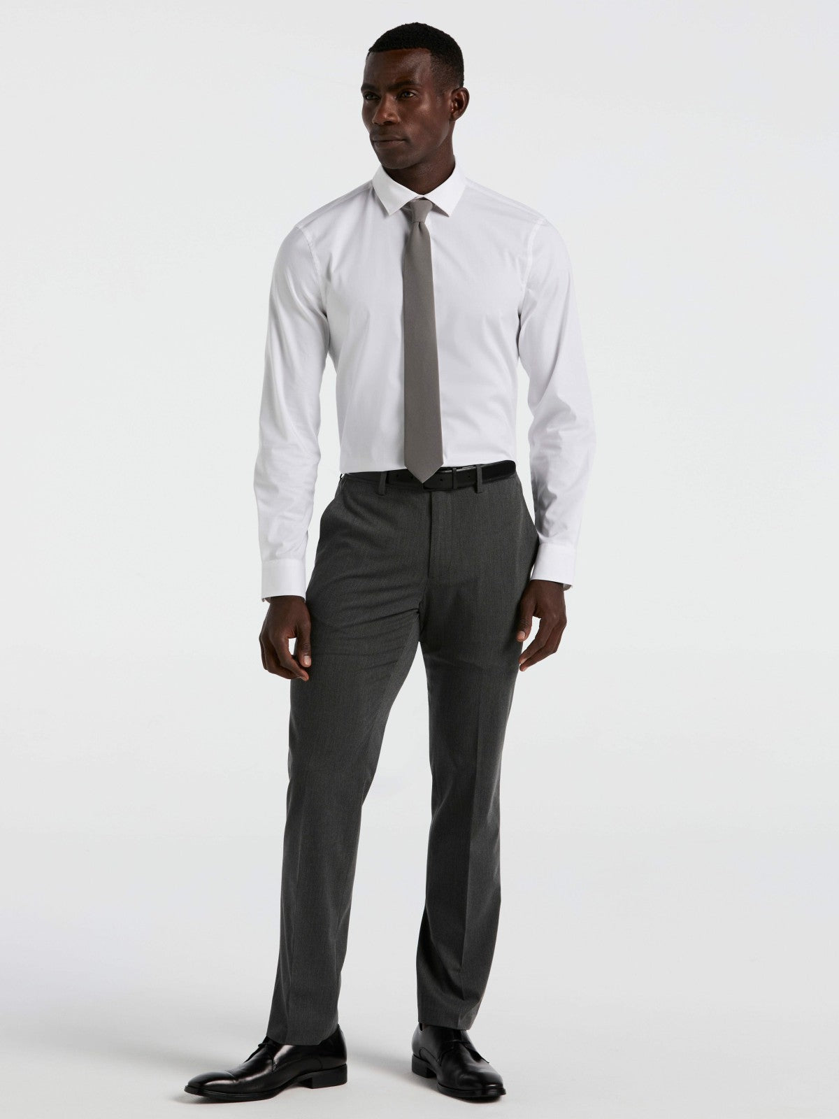 Perry Ellis Dobby Cotton Stretch Slim Fit Shirt