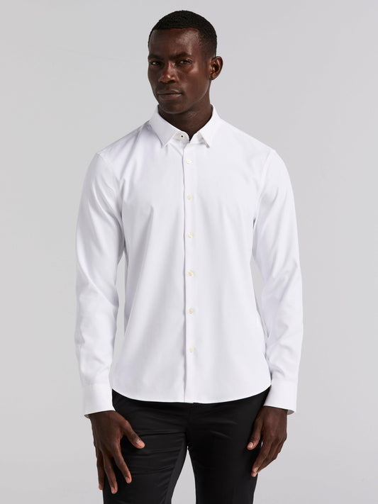 Perry Ellis Untucked Total Stretch Slim Fit Shirt