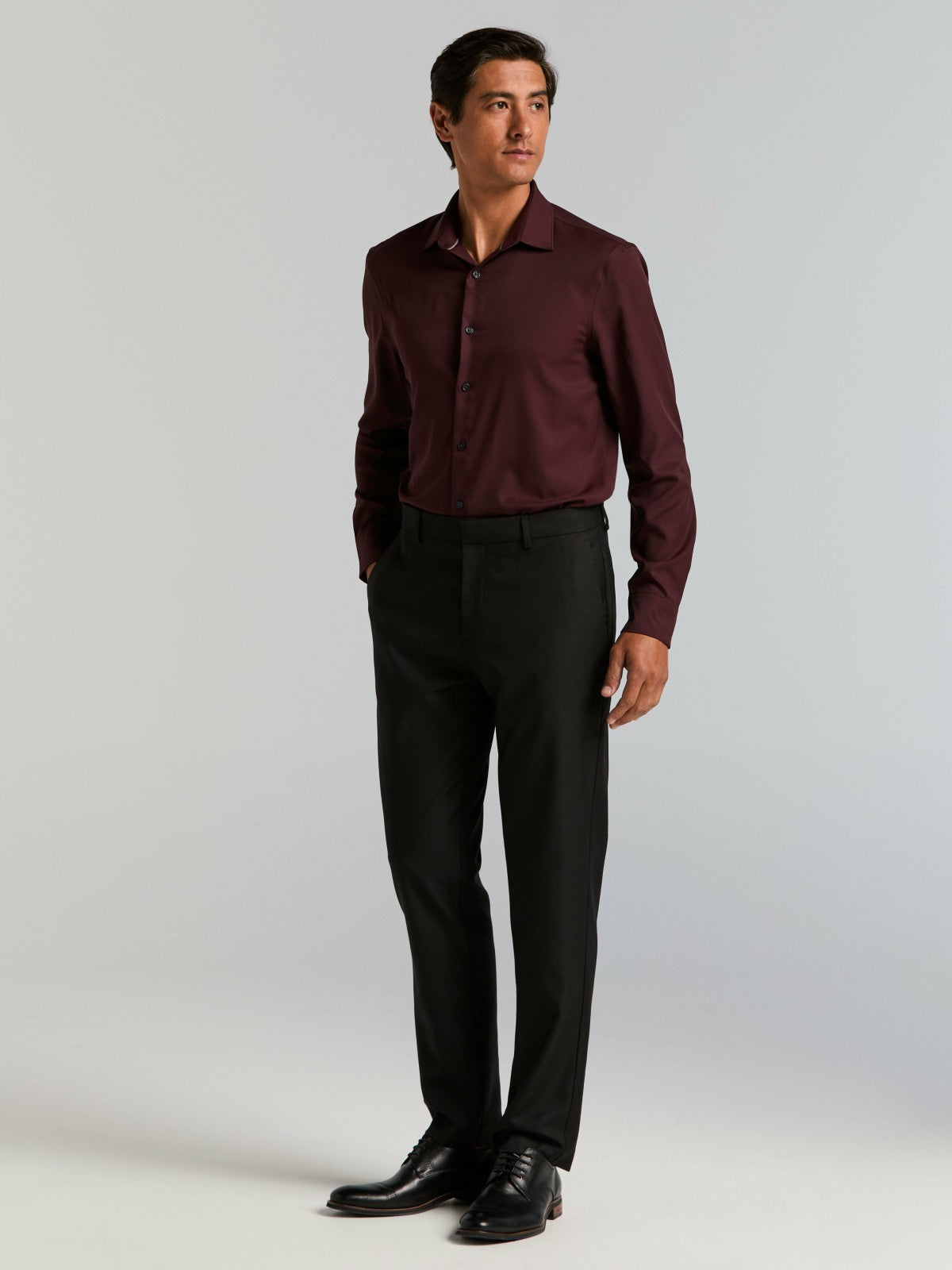 Perry Ellis Untucked Total Stretch Slim Fit Shirt