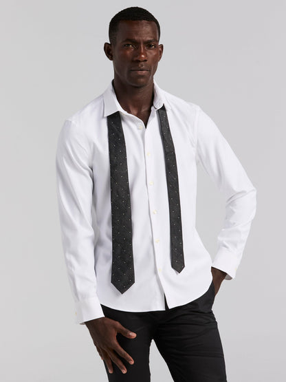 Perry Ellis Untucked Total Stretch Slim Fit Shirt