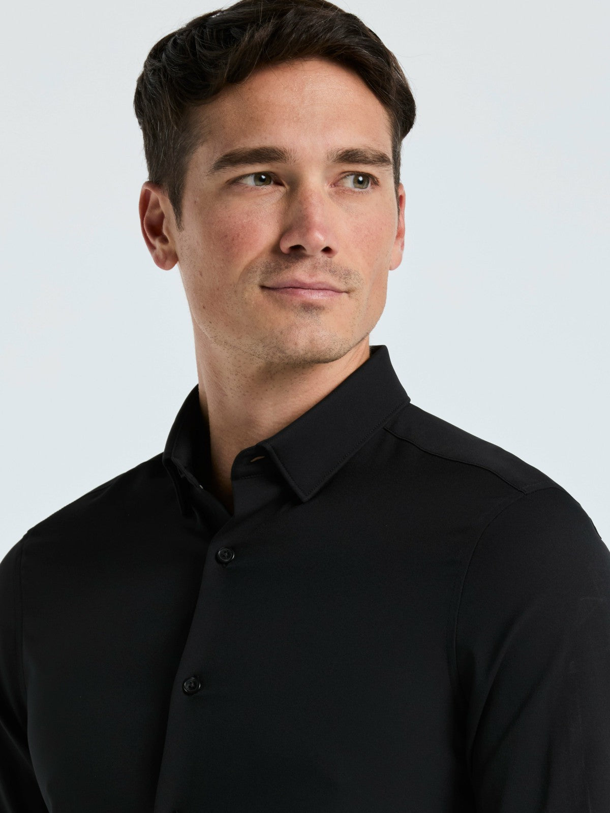 Perry Ellis Untucked Total Stretch Slim Fit Shirt