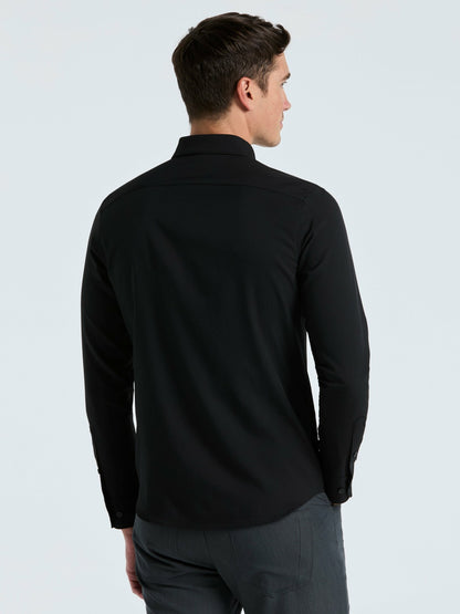 Perry Ellis Untucked Total Stretch Slim Fit Shirt