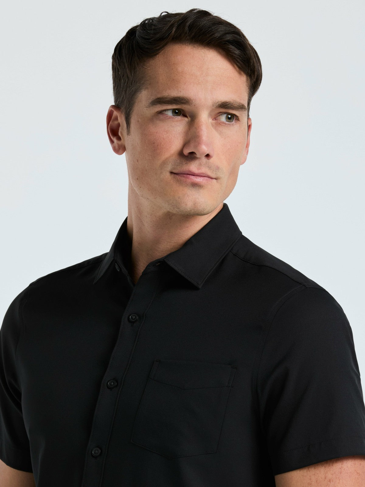 Perry Ellis Total Stretch Slim Fit Solid Shirt