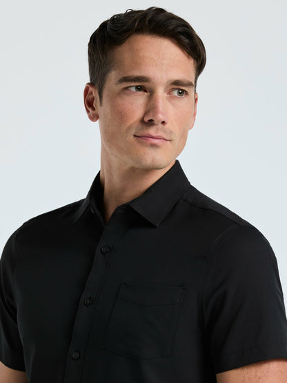 Perry Ellis Total Stretch Slim Fit Solid Shirt