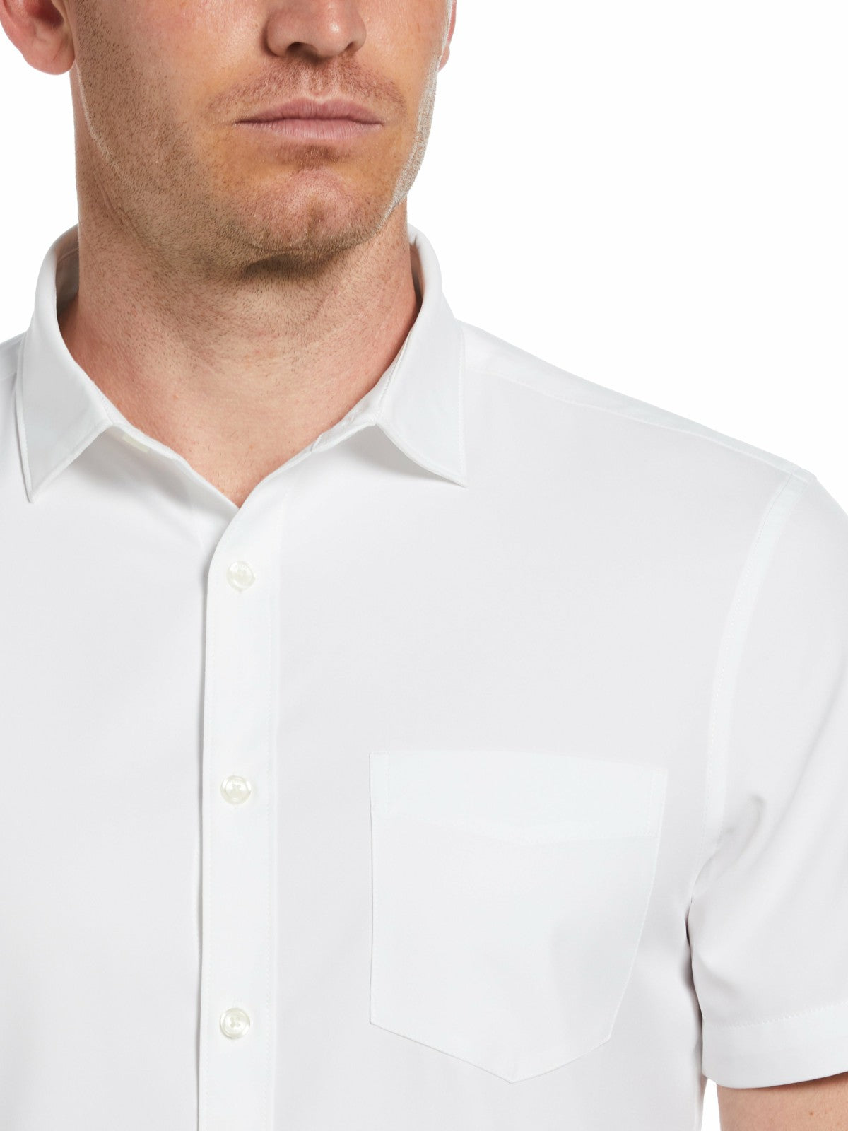 Perry Ellis Total Stretch Slim Fit Solid Shirt