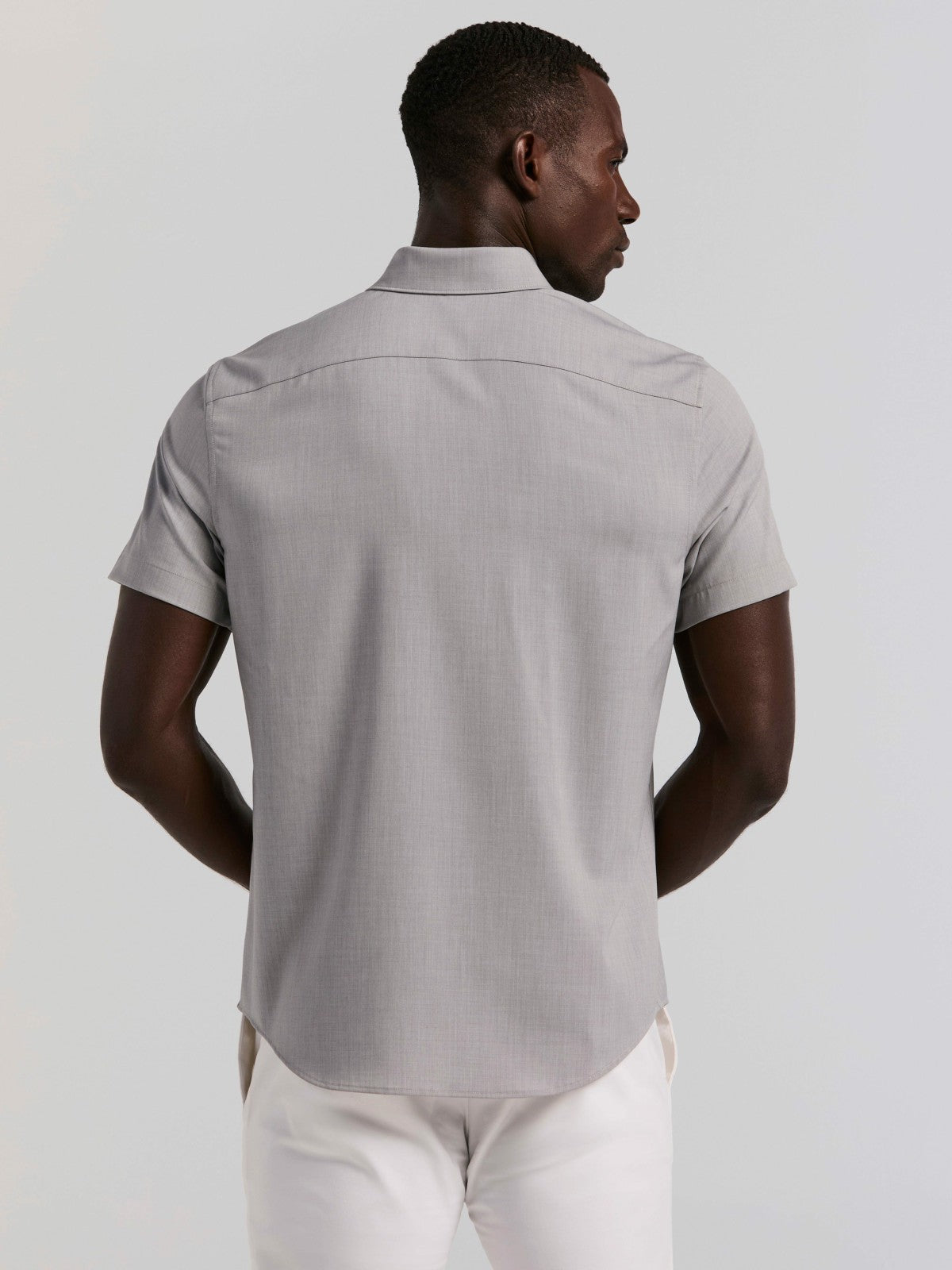 Perry Ellis Total Stretch Heathered Shirt