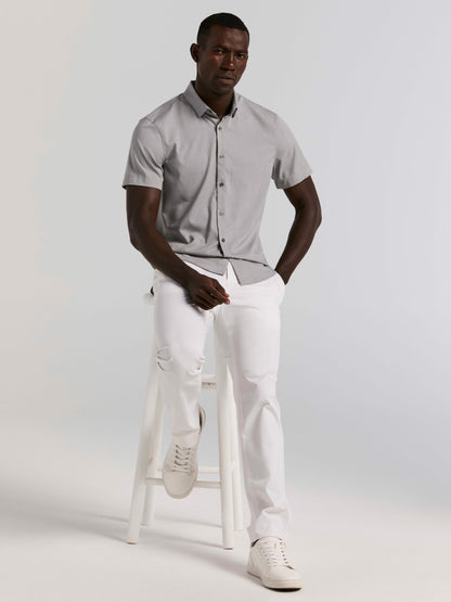 Perry Ellis Total Stretch Heathered Shirt