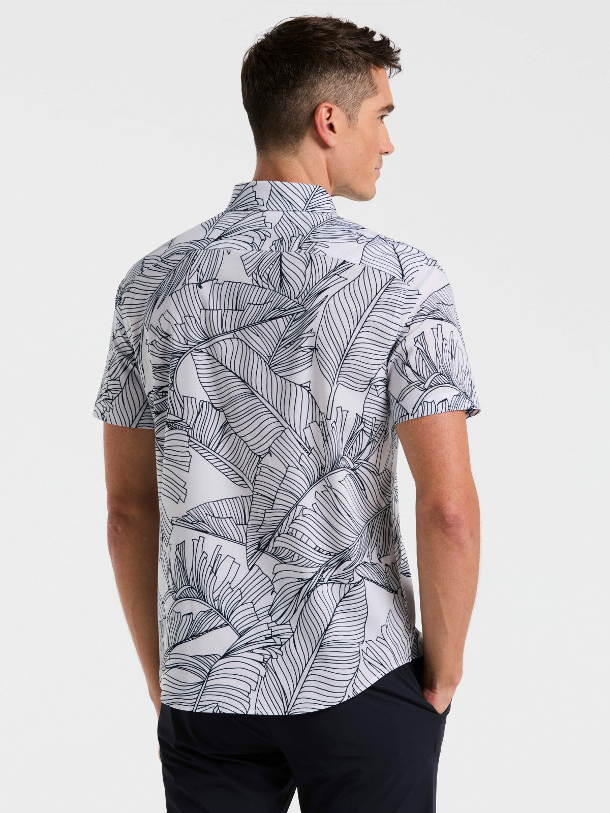 Perry Ellis Slim Fit Botanical Print Shirt