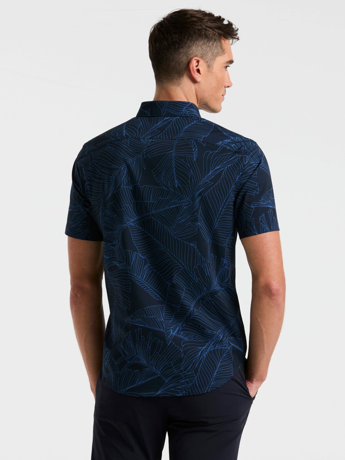 Perry Ellis Slim Fit Botanical Print Shirt