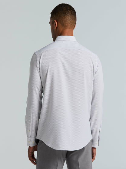 Perry Ellis Slim Fit Total Stretch Diamond Geo Print Shirt