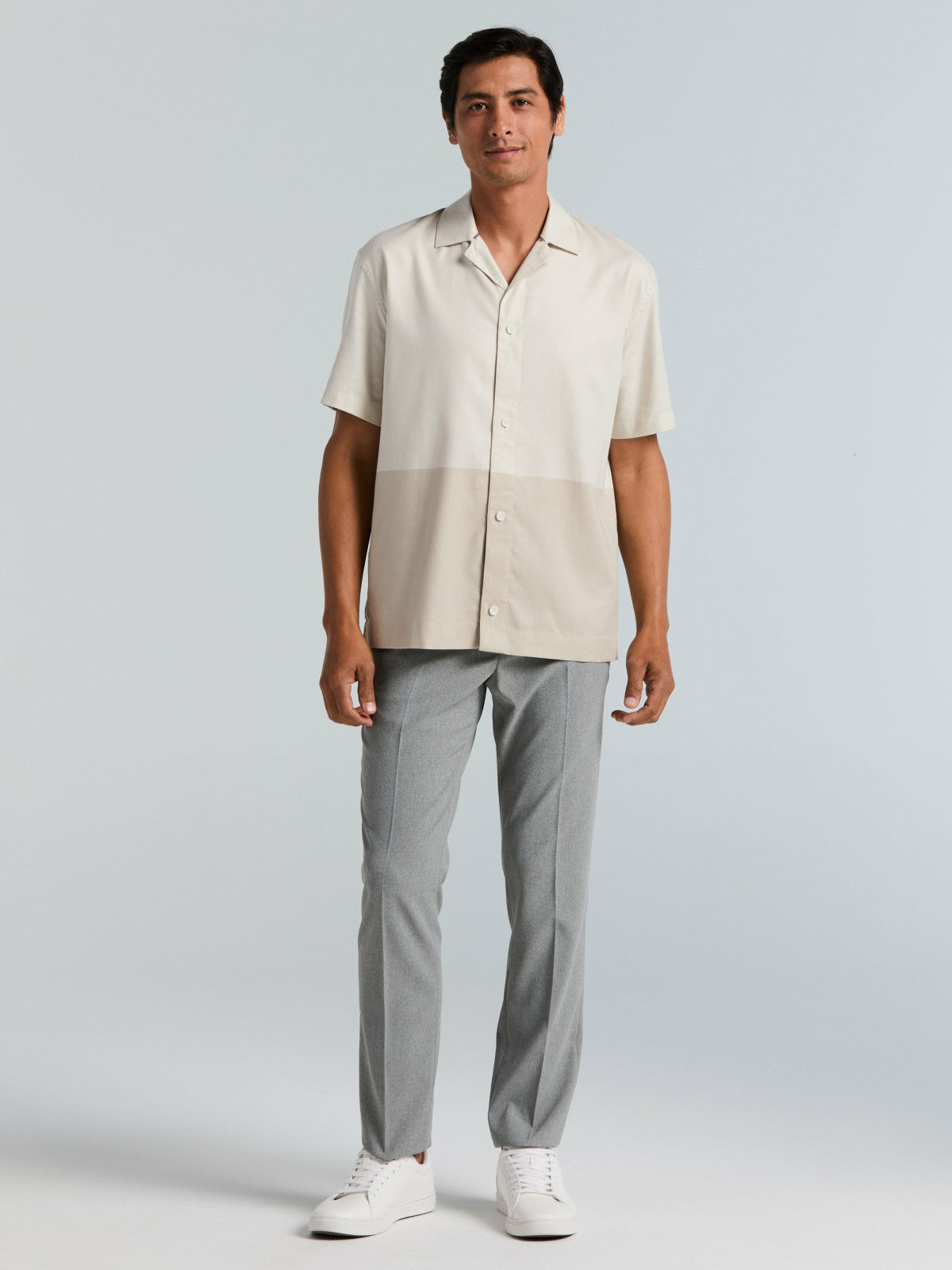 Perry Ellis Tonal Colorblock Shirt