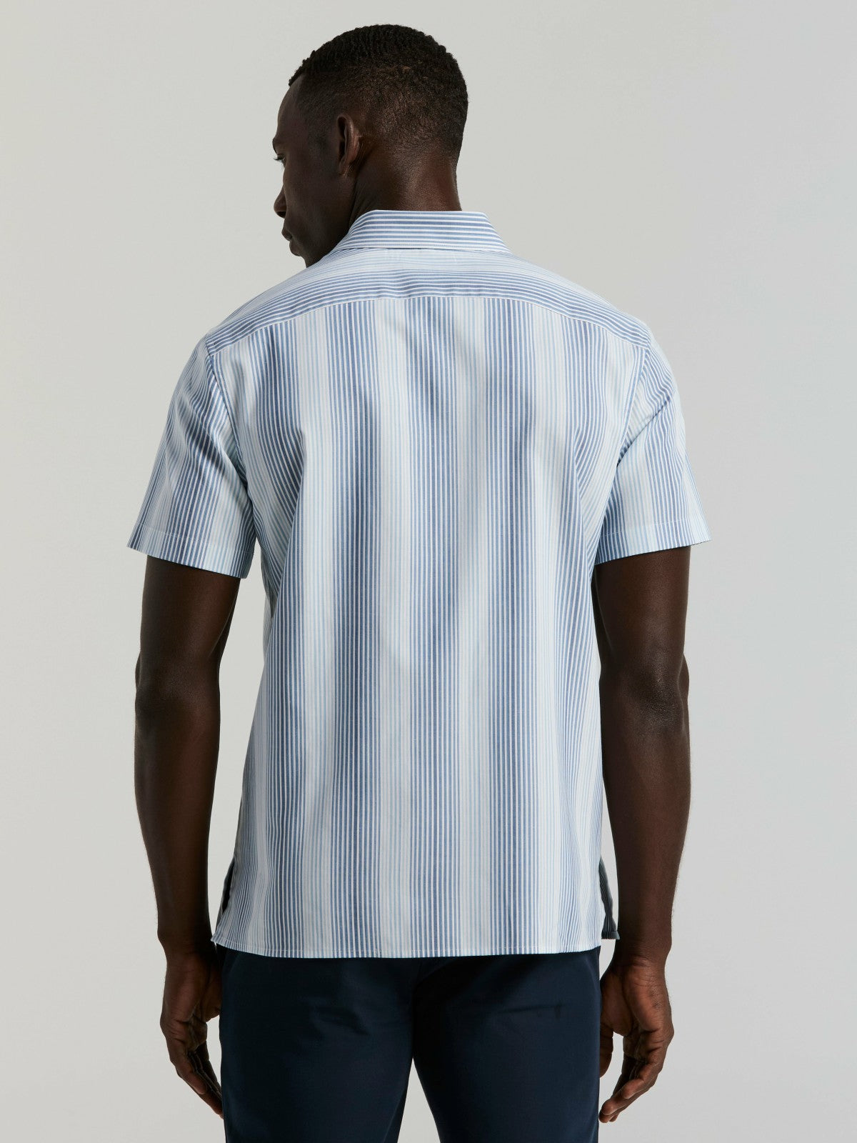 Perry Ellis Multi Tonal Vertical Stripe Shirt