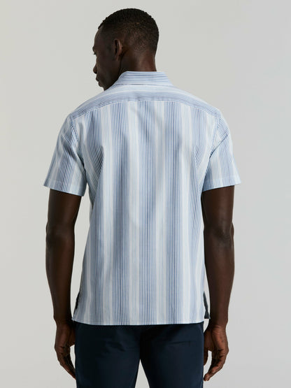 Perry Ellis Multi Tonal Vertical Stripe Shirt