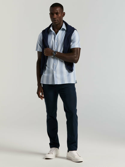 Perry Ellis Multi Tonal Vertical Stripe Shirt