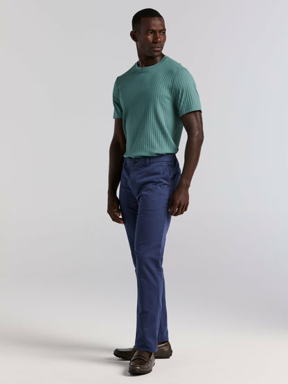 Perry Ellis Ribbed Crew Neck Tee