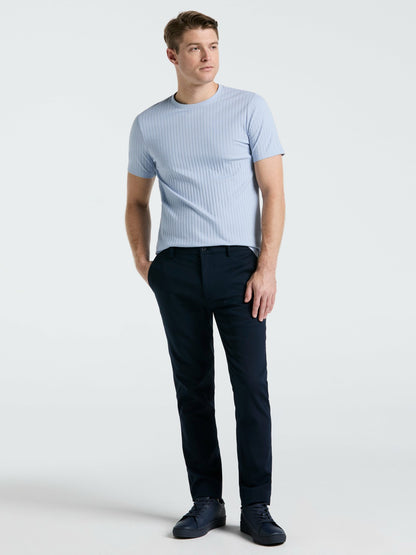 Perry Ellis Ribbed Crew Neck Tee