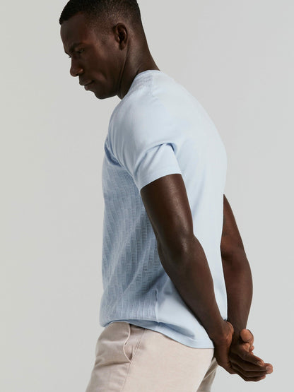 Perry Ellis Geometric Textured Sweater Tee