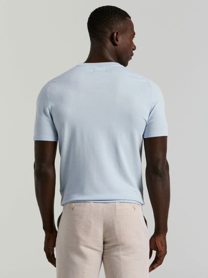 Perry Ellis Geometric Textured Sweater Tee