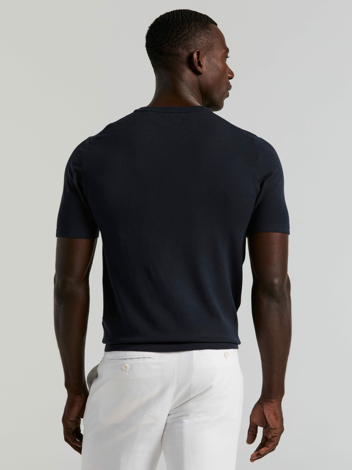 Perry Ellis Geometric Textured Sweater Tee