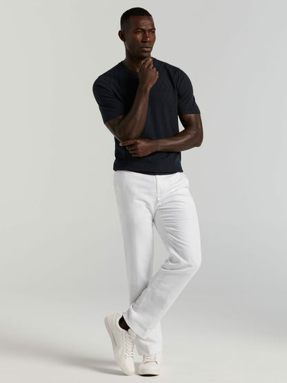 Perry Ellis Geometric Textured Sweater Tee
