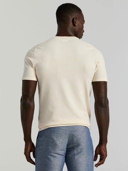 Perry Ellis Geometric Textured Sweater Tee
