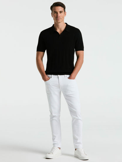 Perry Ellis Mesh Stripe Sweater Polo