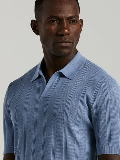 Perry Ellis Mesh Stripe Sweater Polo