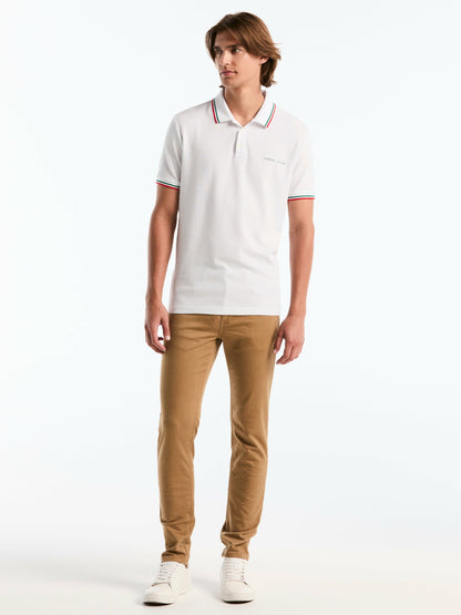 Perry Ellis Men's Mexico Cotton Pique Polo Shirt