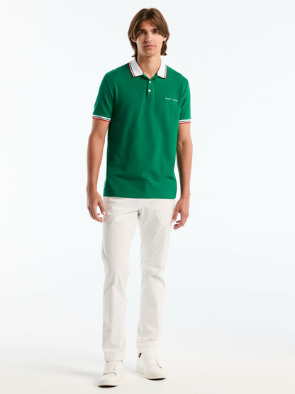 Perry Ellis Men's Mexico Cotton Pique Polo Shirt