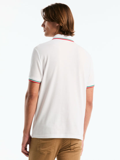 Perry Ellis Men's Mexico Cotton Pique Polo Shirt
