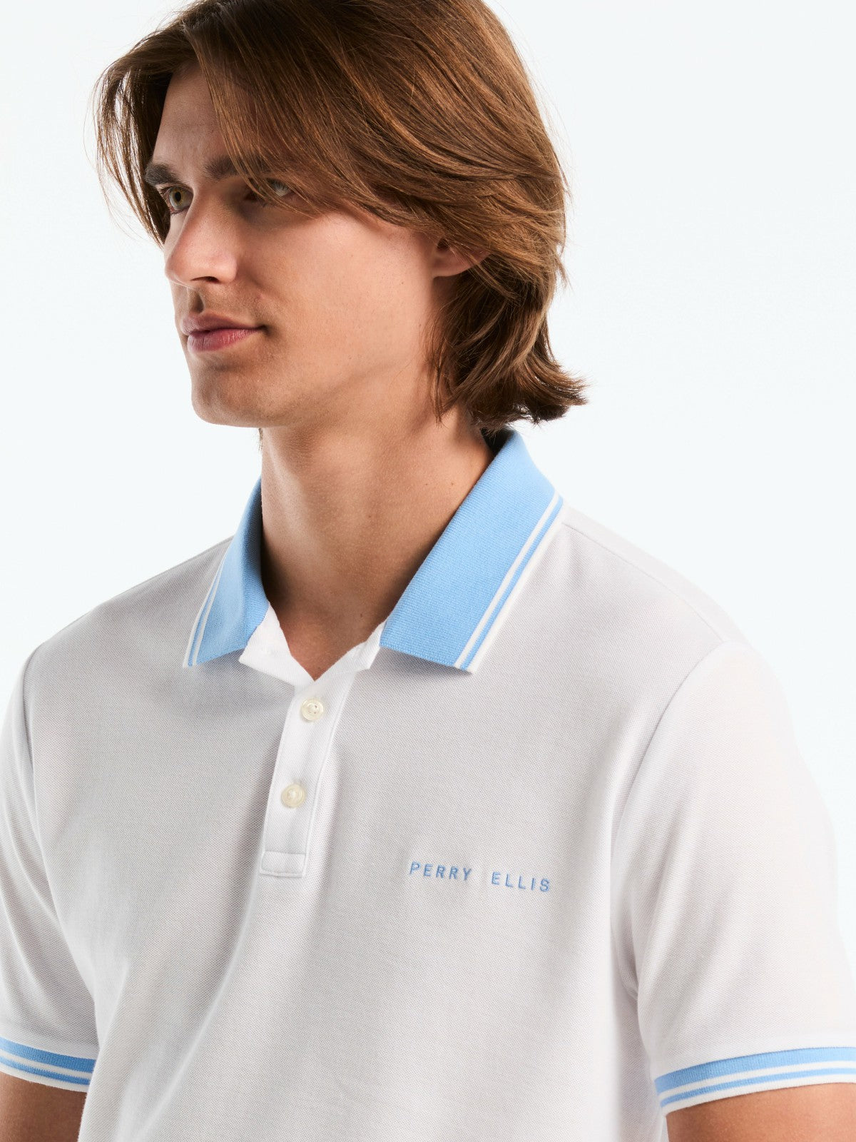 Perry Ellis Men's Argentina Cotton Pique Polo Shirt