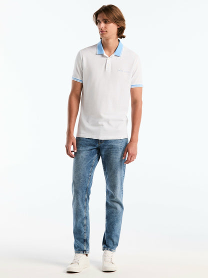 Perry Ellis Men's Argentina Cotton Pique Polo Shirt