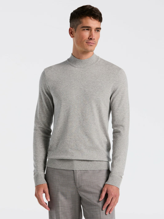 Perry Ellis Tech Knit Mock Neck Sweater