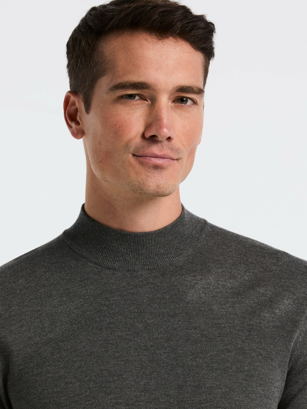 Perry Ellis Tech Knit Mock Neck Sweater