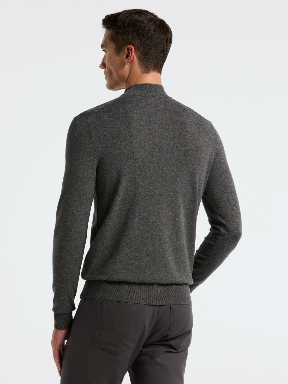 Perry Ellis Tech Knit Mock Neck Sweater
