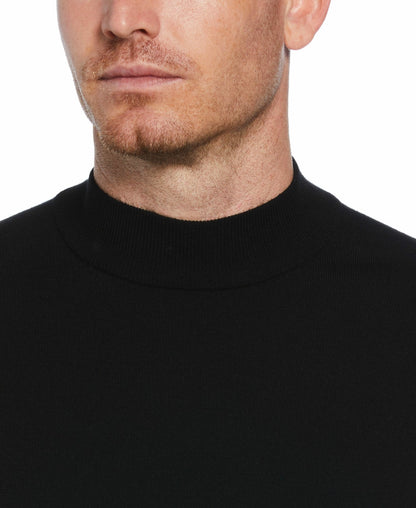 Perry Ellis Tech Knit Mock Neck Sweater