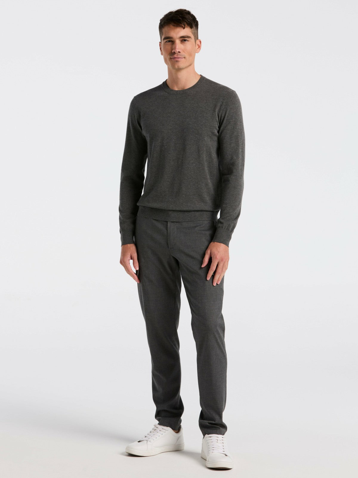 Perry Ellis Tech Knit Crew Neck Sweater