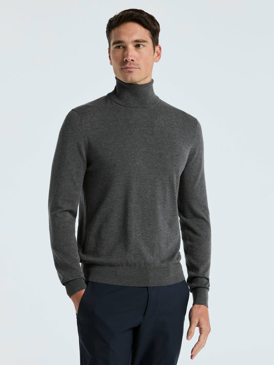 Perry Ellis Tech Knit Turtleneck Sweater
