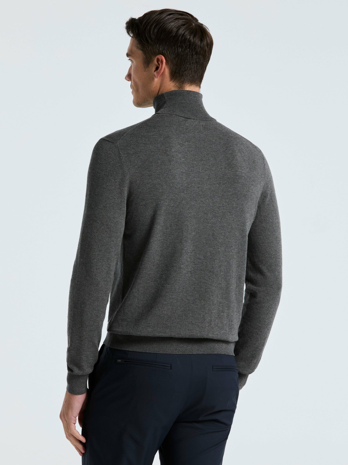 Perry Ellis Tech Knit Turtleneck Sweater