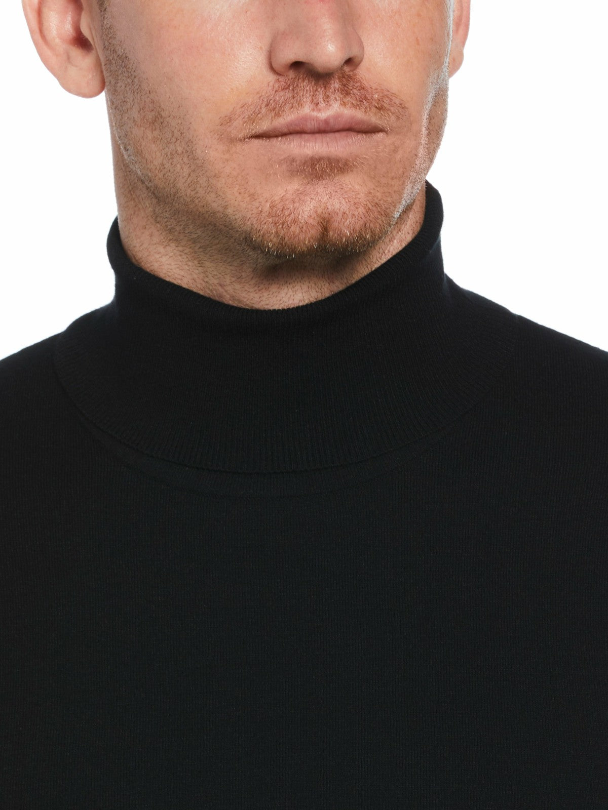 Perry Ellis Tech Knit Turtleneck Sweater