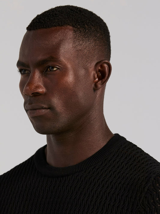 Perry Ellis Cotton Crew Neck Sweater