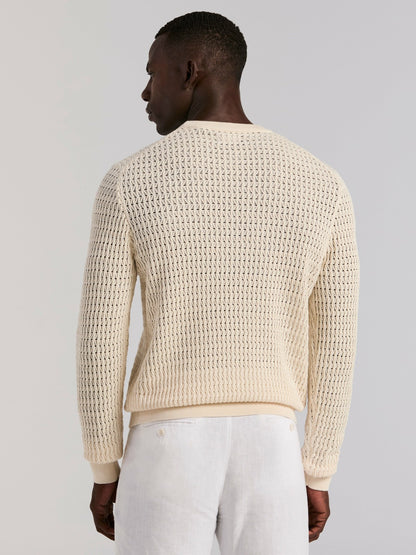 Perry Ellis Cotton Crew Neck Sweater