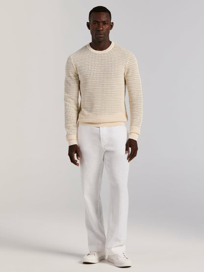 Perry Ellis Cotton Crew Neck Sweater