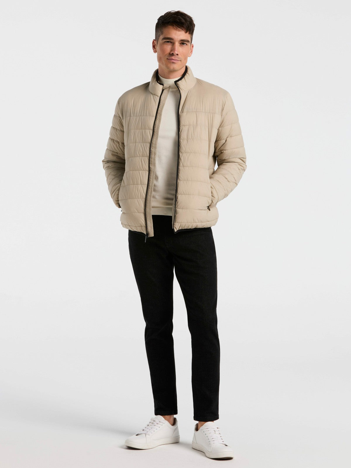 Perry Ellis Lightweight Puffer Jacket