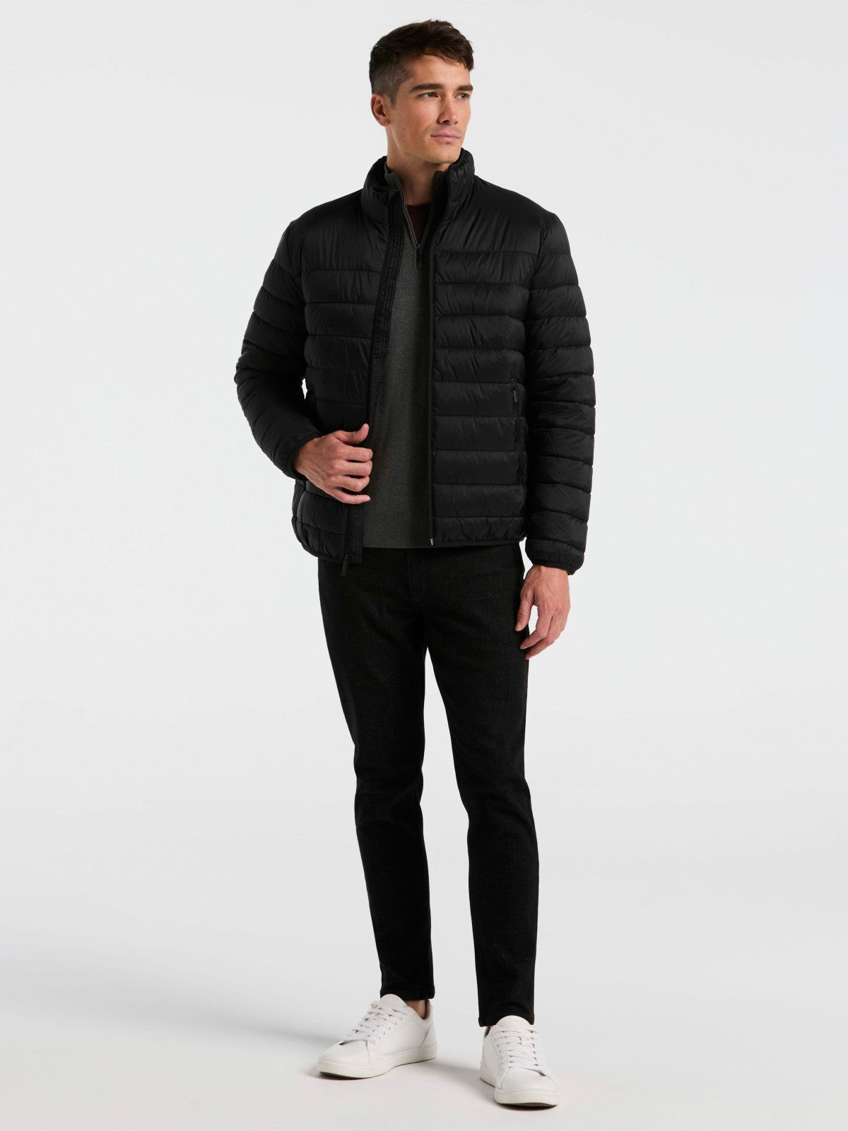 Perry Ellis Lightweight Puffer Jacket